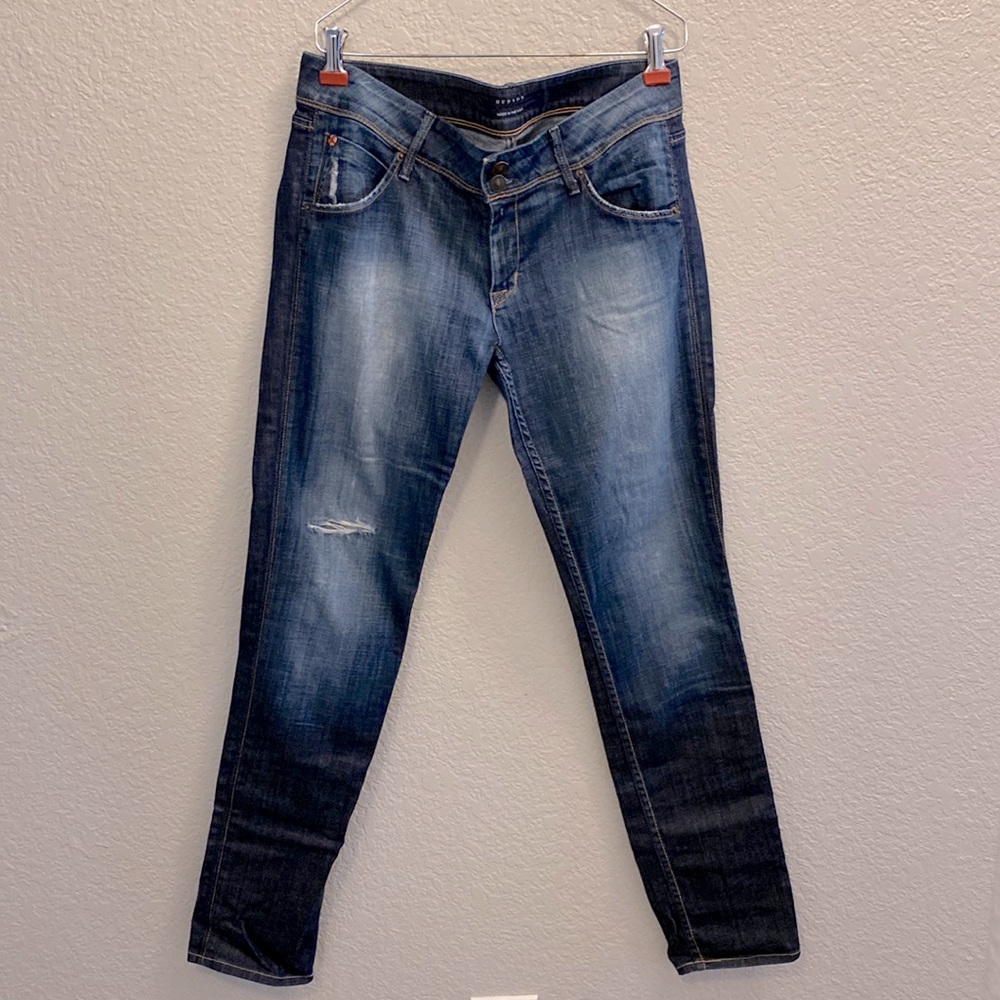 Hudson Collin Flap Mid-Rise Skinny Ankle Jean Size 30
